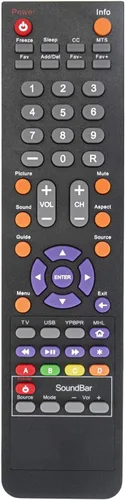 Nuevo control remoto 142022370010C apto para Sceptre LED TV X322BV-MQC X322BV-MQR X322PV-HDR X322UV-HDR X322WV-HDR X322XV-HDR X328BV-HDR E325PV-HDR