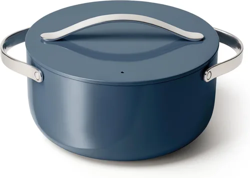 Caraway - Olla de horno holandesa de cerámica antiadherente con tapa (1.6 L, 26.7 cm) - No tóxica, sin PTFE ni ácido perfluorooctanoico (PFOA), apta