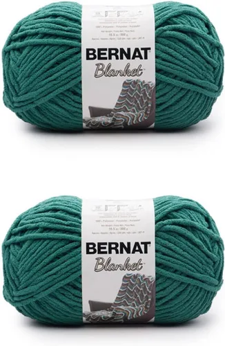 Miniatura 98 de Bernat - Estambre para mantas súper esponjoso acrílico, 2 paquetes de 300g/10.5 onzas, #6, chenilla gruesa de peso pesado para tejer y crochet