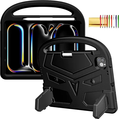 Miniatura 21 de Funda para niños para iPad Pro 11 2022/2021/2020 (4ª/3ª/2ª generación), a prueba de golpes, EVA, funda protectora [compatible con carga de lápiz]