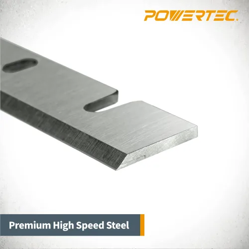Miniatura 3 de POWERTEC Cuchillas cepilladoras de 12-1/2 pulgadas para cepilladora DeWalt DW733, repuesto para cuchillos cepilladores DW7332, juego de 4 (12809DD)