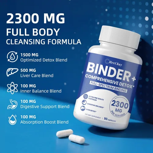Miniatura 6 de Suplemento de carpeta desintoxicante de 2300 mg – Carpeta de desintoxicación todo en 1, carbón activado, zeolita, arcilla de bentonita – Limpieza