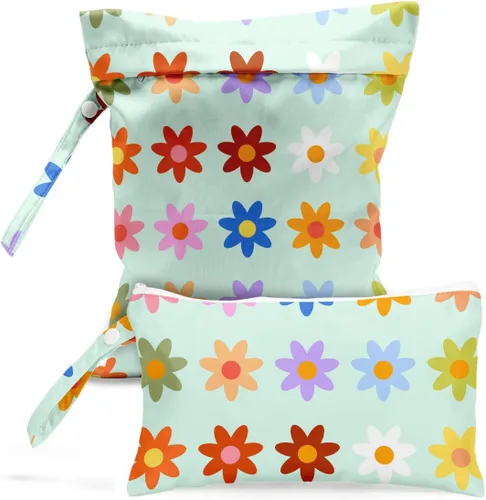Miniatura 10 de Bolsa húmeda, bolsa húmeda para traje de baño, viajes, playa, piscina, pañales, ropa sucia de yoga, gimnasio, artículos de tocador, bolsa