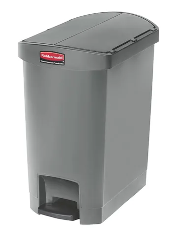 Miniatura 37 de Rubbermaid Commercial Products - Bote de basura Streamline Slim con pedal Papelera de plástico, 4 galones (15 litros), color rojo, con manos