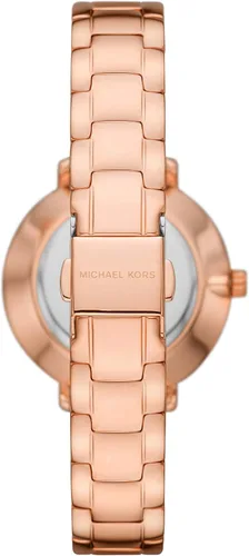 Miniatura 3 de Michael Kors Mini reloj Pyper de dos manos de acero inoxidable para mujer MK4588 - Reloj de malla de acero inoxidable de dos manecillas