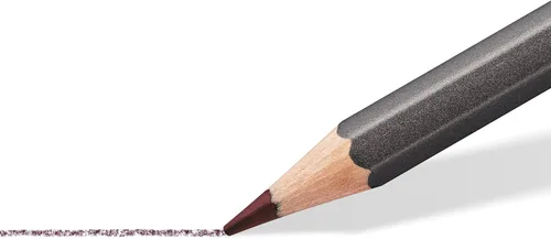 Miniatura 4 de STAEDTLER - Lápices de grafito tintados solubles en agua, juego de artista de acuarela, pre-afilados, 12 colores en estuche de metal, 14610T M12