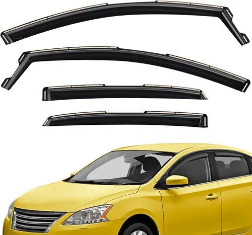 Miniatura 14 de Deflectores de ventana extra duraderos en el canal, protectores de lluvia aptos para Lexus GX 2010-2023, viseras solares, ventilación de viento