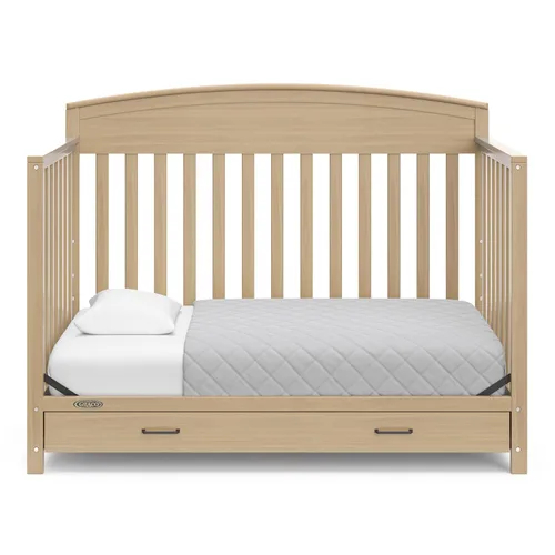 Miniatura 11 de Graco Benton - Cuna convertible 5 en 1 con cajón, certificado GREENGUARD Gold, se convierte de cuna de bebé a cama infantil, sofá cama y cama