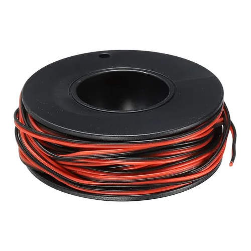 Miniatura 13 de MECCANIXITY Alambre de calibre 14, 2 conductores, alambre de silicona paralelo de 14 AWG, alambre trenzado de alambre de cobre estañado, carrete