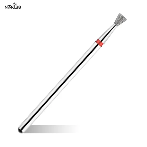 Miniatura 5 de Brocas de diamante cónico para preparación de uñas 3/32 vástago de broca limpiador de cutículas herramienta