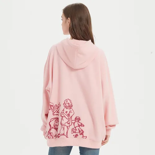 Miniatura 4 de Streetwear - Sudadera con capucha de algodón con estampado de ojo de mundo