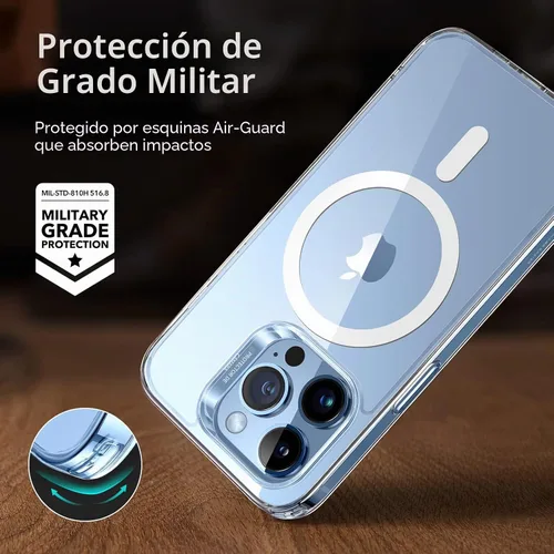 Miniatura 5 de ESR Funda para iPhone 13 Pro, compatible con MagSafe, protección de grado militar a prueba de golpes, resistente al amarillamiento, funda magnética