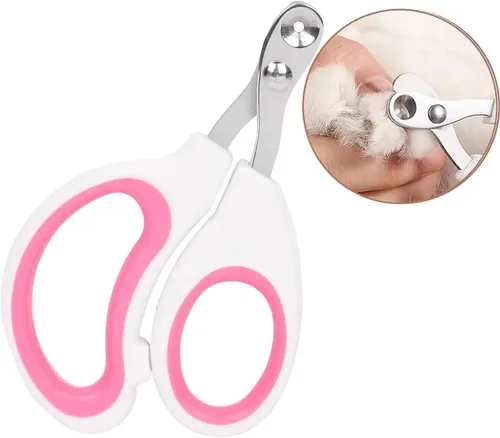 Miniatura 8 de Cortaúñas para gatos con orificio de corte circular. Evita cortar las uñas de mascotas en exceso. Juego profesional de recortadora de patas de hoja