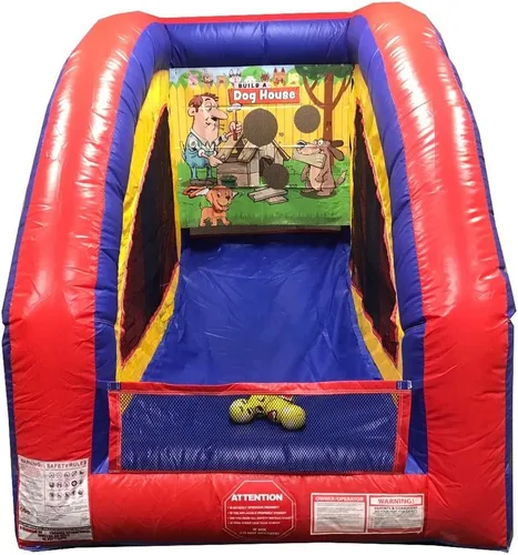 Miniatura 14 de Juegos de marco de aire sellado Ultralite Lanzamiento de bolas y bolsas Incluye marco, panel, soplador integrado, bolas y bolsa para patios