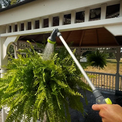 Miniatura 5 de Flexzilla Boquilla de jardín - Varita de riego ajustable de 3 patrones de 28", NFZG70, ZillaGreen™