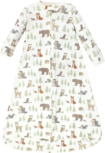 Miniatura 3 de Hudson Baby Saco de dormir unisex de algodón con manga larga para bebé, saco, manta Forest Animals