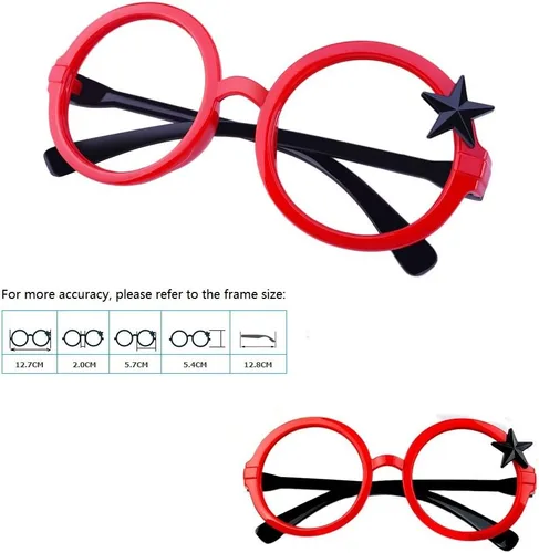 Miniatura 5 de Montura de gafas para niños, con estilo, sin lentes, paquete de 3