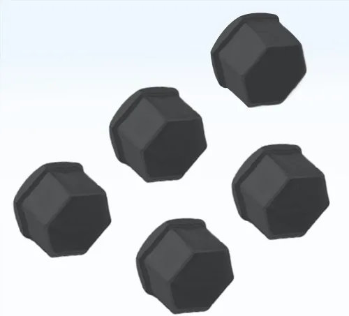 Miniatura 6 de ASUBHA 20 fundas para tuercas de llanta, tapas de tuerca de rueda de automóvil, cubiertas antirrobo de 0.669 in con herramienta de extracción