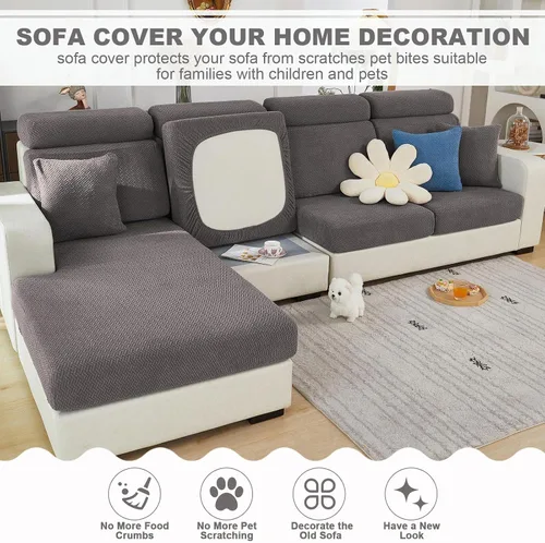 Miniatura 4 de Funda universal para sofá 2024, resistente al desgaste, fundas de cojín elásticas para sofá, fundas de sofá mágicas, protector de muebles