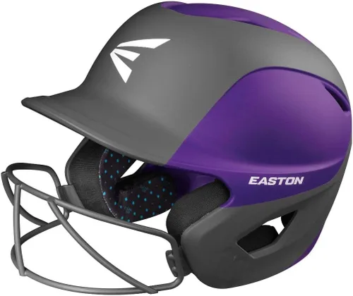 Miniatura 10 de Easton Casco de bateo Ghost con máscara Sóftbol de lanzamiento rápido Mate de dos tonos Múltiples estilos Negro/Blanco