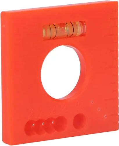 Miniatura 6 de 2 reglas de compensación de marcas, ABS multifunción líneas paralelas nivel 45 grados corte marcado herramienta de carpintería