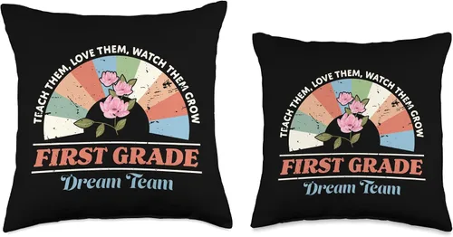 Miniatura 3 de Teach Them Love Them Watch Them Grow, Dream First-Grade Team Throw Pillow