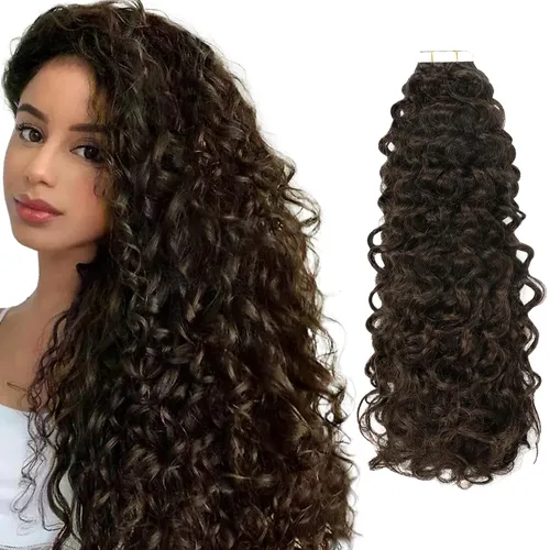 Miniatura 10 de Lacer Extensiones de cabello humano con punta en I, extensiones de cabello humano rizado lacio color negro natural, 1B de 12 pulgadas, extensiones