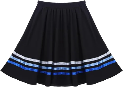 Miniatura 4 de Disfraz de ballet plisado vintage para niñas y niñas, falda de personaje de baile de círculo completo