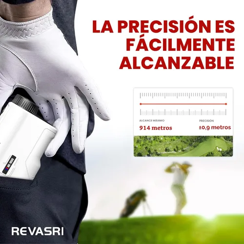 Miniatura 5 de REVASRI Telémetro de golf con vibración de pendiente y bloqueo de pines, interruptor de pendiente externo para torneo de golf legal, telémetros