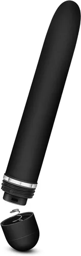 Miniatura 6 de Blush Rosé Luxuriate Vibrador de 7 pulgadas para mujeres, hombres y parejas, varita lisa de satén de múltiples velocidades, potente estimulador