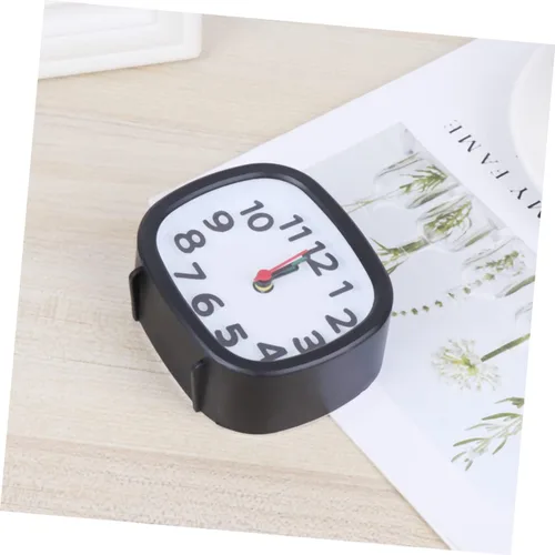 Miniatura 3 de VICASKY Reloj despertador de escritorio pequeño cuadrado simple con manecillas de hora para habitaciones de niño y niña, decoración del hogar