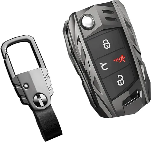 Miniatura 48 de Funda para llavero Nissan con llavero, elegante y duradera funda de protección de aleación de zinc compatible con Altima Maxima Rogue Armada