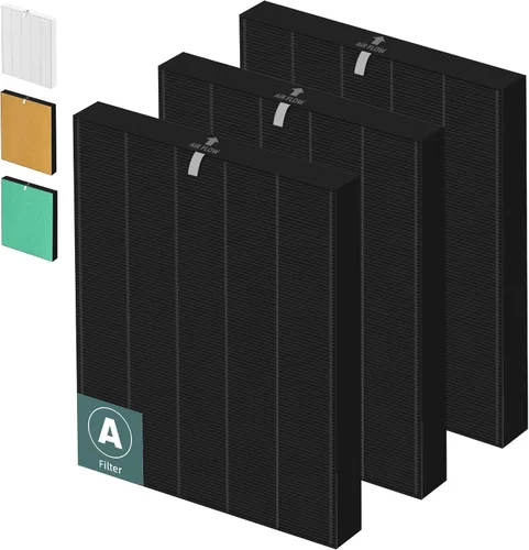 Miniatura 17 de 115115 Filtro de Repuesto HEPA A para Purificador de Aire Winix Plasmawave C535 5300 5300-2 6300 6300-2 P300 AM90 C909 9800, 2 x Filtros HEPA Blanco