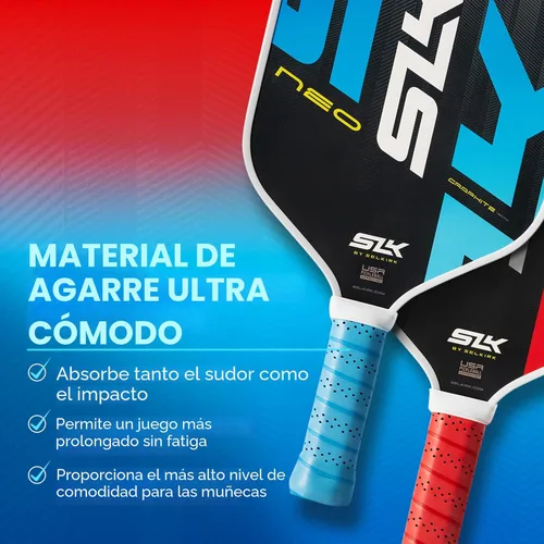 Miniatura 5 de Selkirk Sport SLK - Juego de raquetas de pádel de 2 Diseñadas en los Estados Unidos Elija el juego SLK Neo de grafito, el juego SLK Neo de fibra