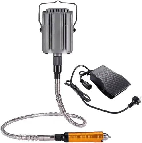 Miniatura 2 de iDili AC 110V Molino colgante eléctrico eje flexible Motor colgante giratorio eje flexible máquina pulidora pulido herramienta de pulido 6MM Chuck