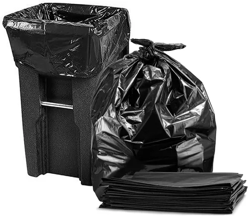 Bolsas de basura resistentes de 95-96 galones (paquete de valor de 25 bolsas con cierres) Bolsas de basura extra grandes, 90 galones, 95 galones, 96