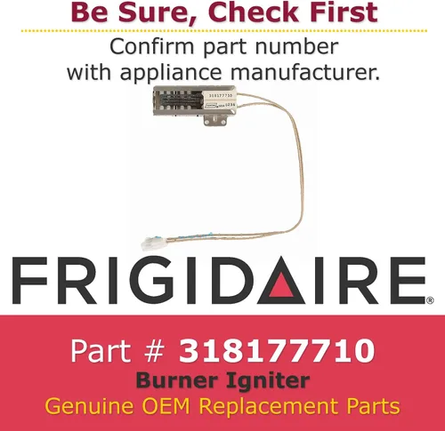 Miniatura 3 de Frigidaire 318177710 Encendedor de quemador OEM genuino para rangos