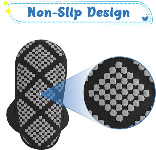 Miniatura 6 de Pro Goleem Fleece Baby Booties - Warm Cozy Baby Slippers, Easy to Put on, Soft Newborn Booties Non-Slip Adjustable Baby Shoes for Boys and