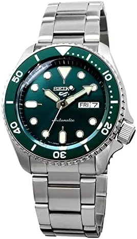 Miniatura 5 de Seiko 5 Sports Automatic SRPD61K1 Reloj de acero para hombre plateado Automático