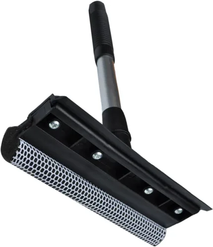 LALAFINA - Kit de limpieza de ventanas de doble cara limpiaparabrisas de vidrio en forma de T para un uso resistente