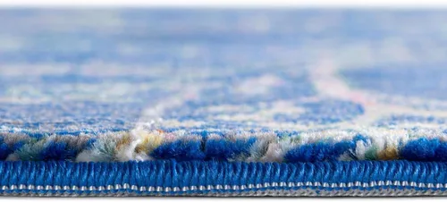 Miniatura 5 de Unique Loom Blossom Collection - Alfombra de área Yoshino (2' x 3' 1", rectangular, azul/verde)