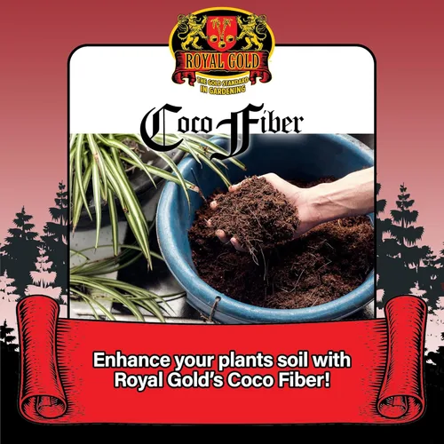 Miniatura 6 de Royal Gold Medio de cultivo de jardín sin suelo de fibra de coco, 1.76 pies cúbicos, para promover el crecimiento saludable de las plantas