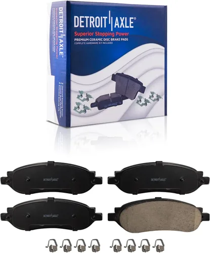Miniatura 40 de Detroit Axle - Pastillas de Freno para Nissan Altima Sentra 350Z Juke INFINITI G35, Pastillas de Freno Cerámica Delanteras y Traseras Reemplazo