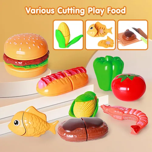 Miniatura 4 de Juego de parrilla de barbacoa de 79 piezas para niños, juego de cocina con aerosol realista, luz y sonido, juguete interactivo para niños y niñas