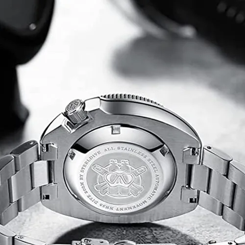 Miniatura 8 de Steeldive - Reloj automático para hombre 1970 SD1970 Reloj de pulsera NH35 Movimiento 200M Relojes de buceo