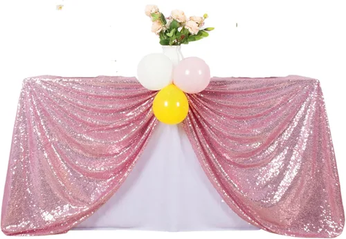 Miniatura 12 de DUOBAO Manteles redondos de lentejuelas naranjas de 72 pulgadas, manteles de lentejuelas para bodas, manteles de lentejuelas redondas, cubierta