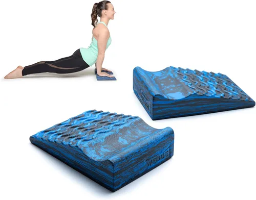 OPTP Cuñas de rendimiento - Cuñas de espuma para fitness, yoga, pilates, sentadillas, tablones y flexiones - Cuñas de terapia física para ejercicio