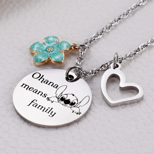 Miniatura 4 de MIXJOY Bonito collar de dibujos animados de Stitch para mujeres y niñas, inspirado en el cumpleaños de Stitch para nieta, hija, sobrina