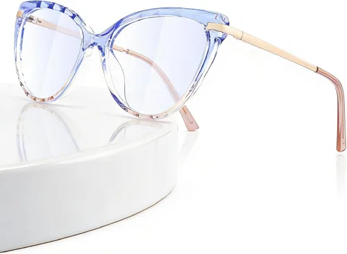 Miniatura 27 de Gafas de luz azul para mujer, antirreflejos para juegos y computadora, con ajuste cómodo