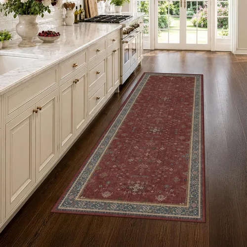 Miniatura 88 de Alfombra Boho Negra para Sala de Estar - Alfombra de Área Lavable de 10x14 Pies, Alfombras de Comedor para Debajo de la Mesa, Alfombra Suave de Pelo